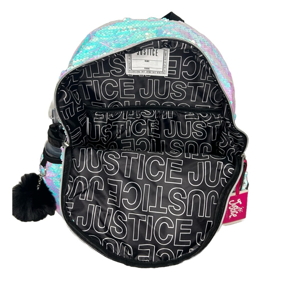 💜🤍Sequin backpack🤍💜 - Picture 4 of 5